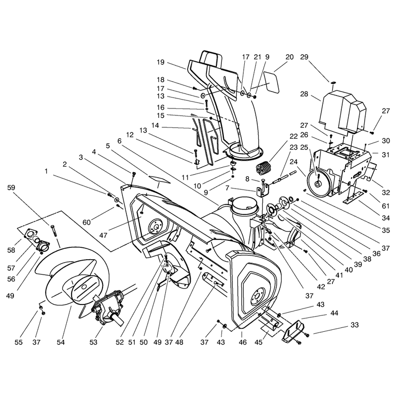 Housing & Chute Assembly