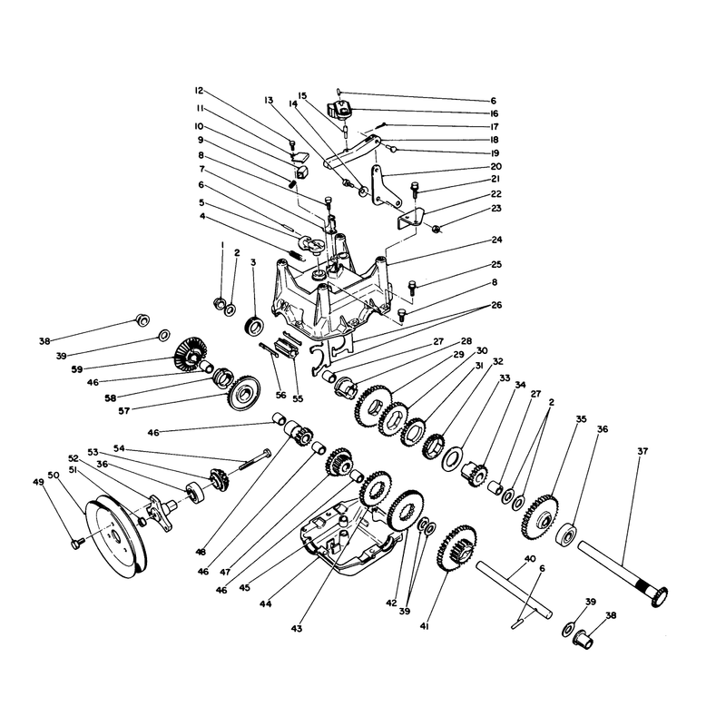 Transmission Assembly No. 66-8030