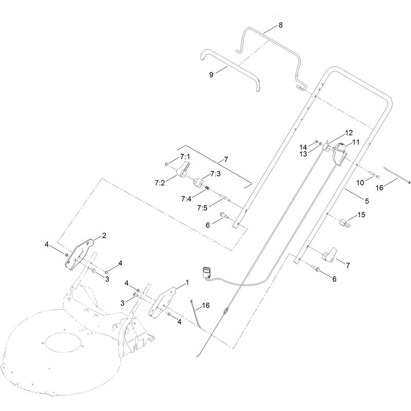 Upper Handle Assembly
