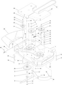 36 Inch Deck Assembly