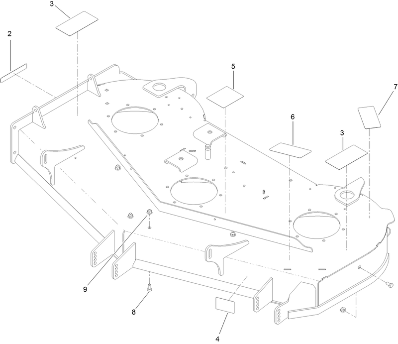 Deck Decal Assembly No 138 6805