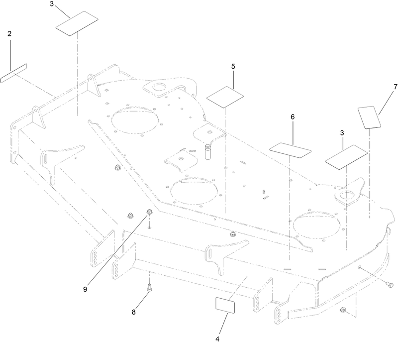 Deck Decal Assembly No 138 6805