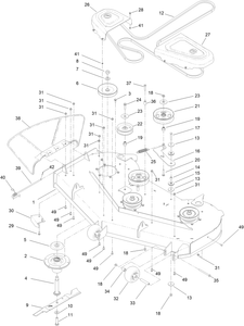54 Inch Deck Assembly