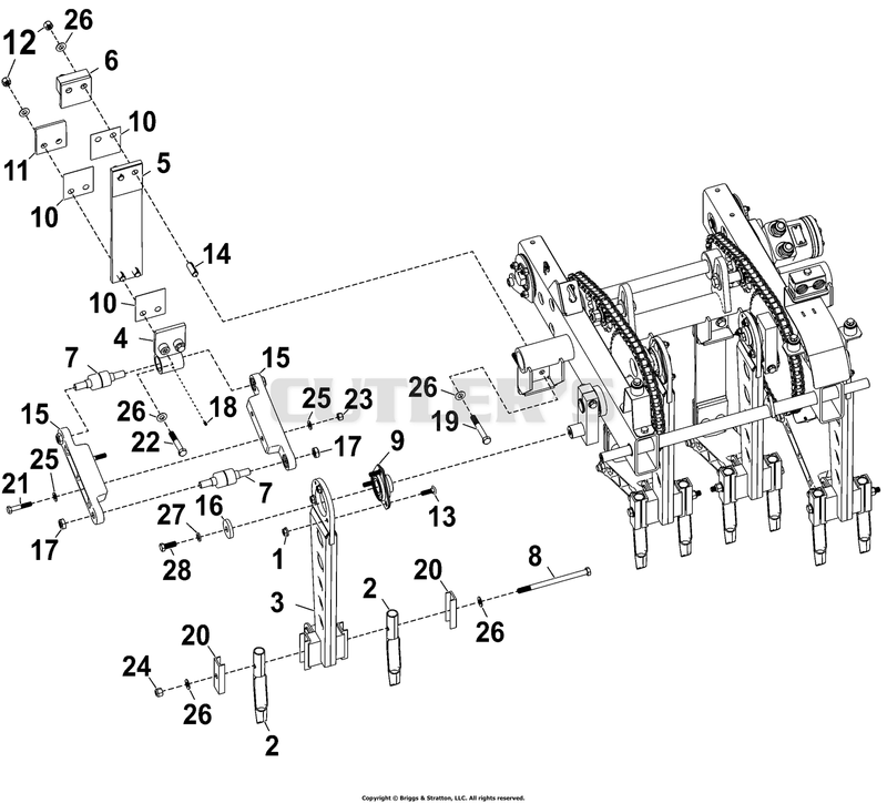 Tine Assembly - 3