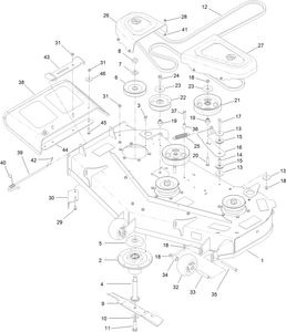48 Inch Deck Assembly