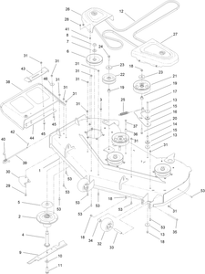 54 Inch Deck Assembly