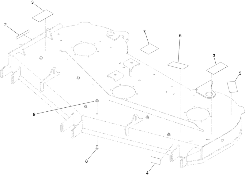 Deck Decal Assembly No 144 3761