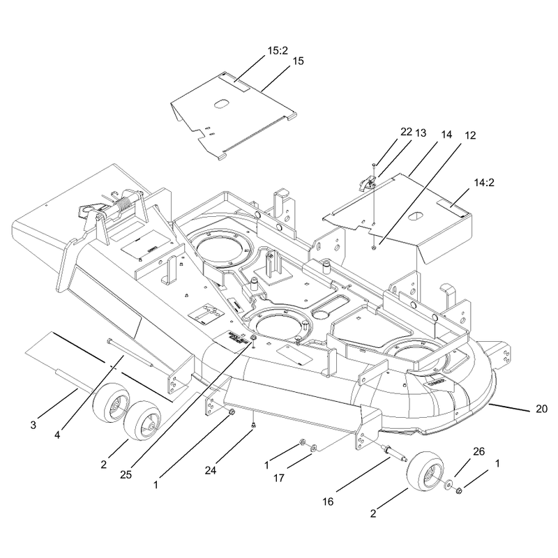 Deck and Wheel Gage Assembly