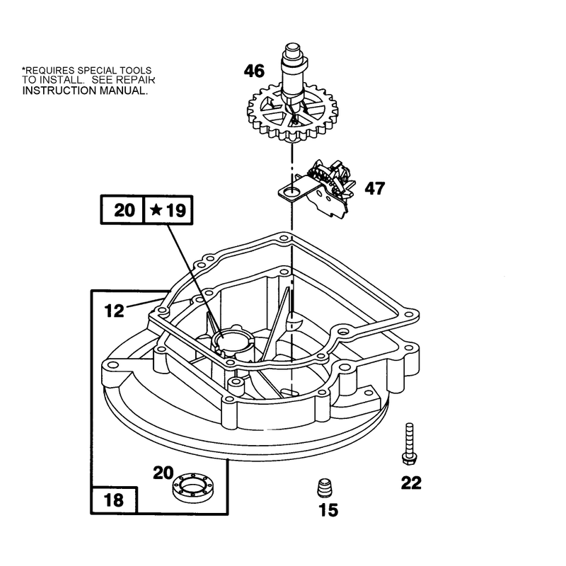 Engine Briggs and Stratton Model 95902-3153-01