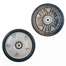 Honda 44710-VH7-010ZA 9" Front Wheel for HRR216 K6-K7 and HRX217 K1-K6 Lawn Mowers - 2 PACK