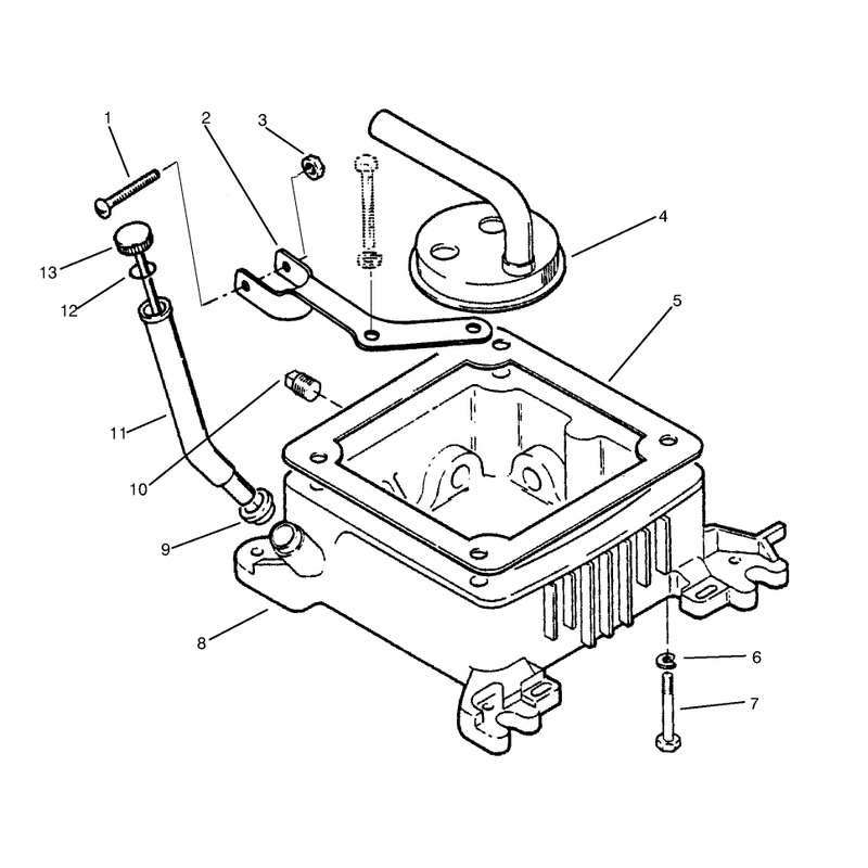 Oil Fill Tube and Base