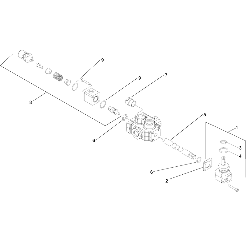 Spool Valve Assembly No 106-9405