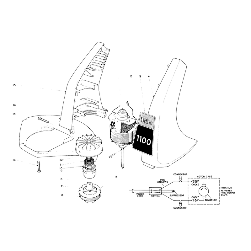 Motor and Housing Assembly