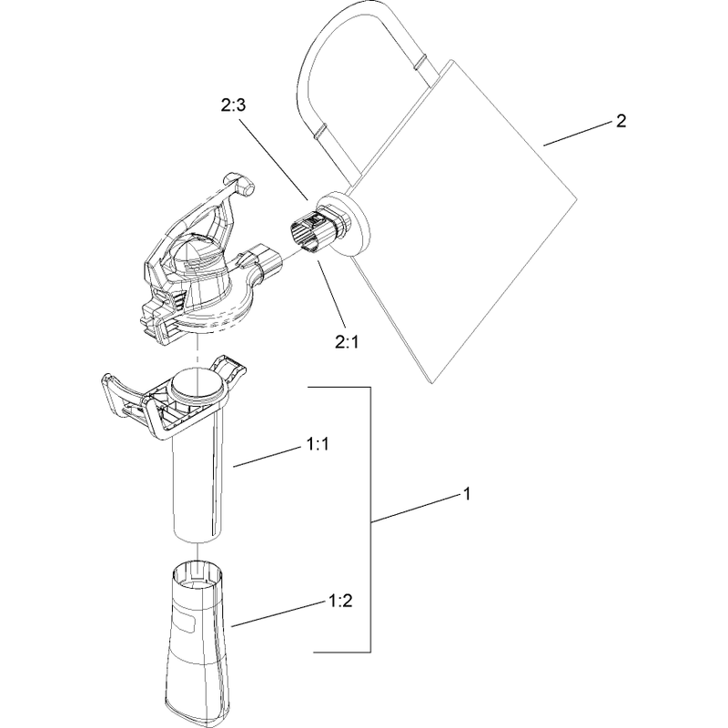 Vacuum Tube and Bag Assembly