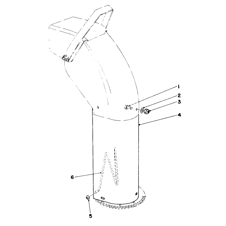 Chute Extension Kit 26-1100 (optional)