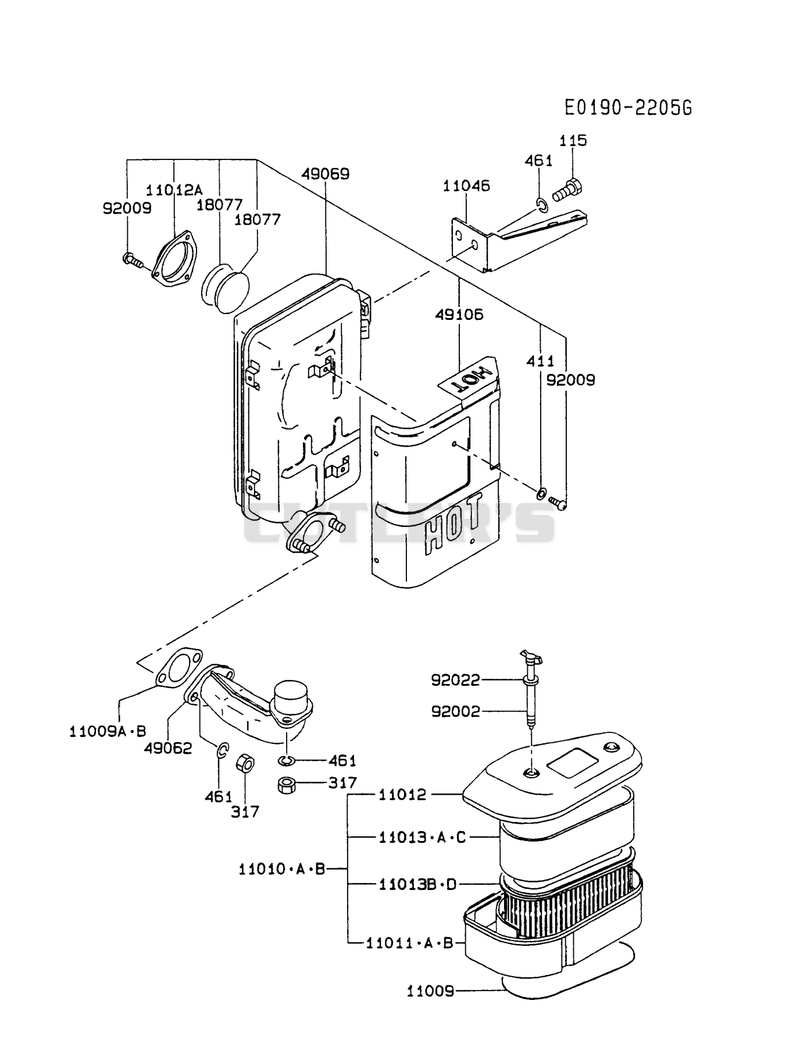 AIR-FILTER/MUFFLER