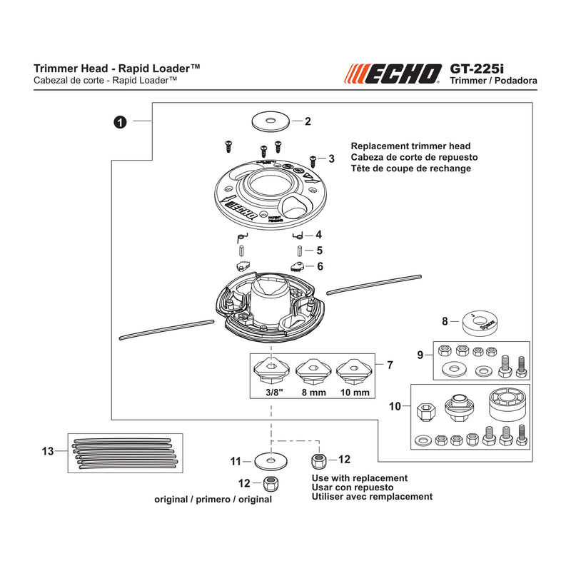 Trimmer Head - Rapid Loader™