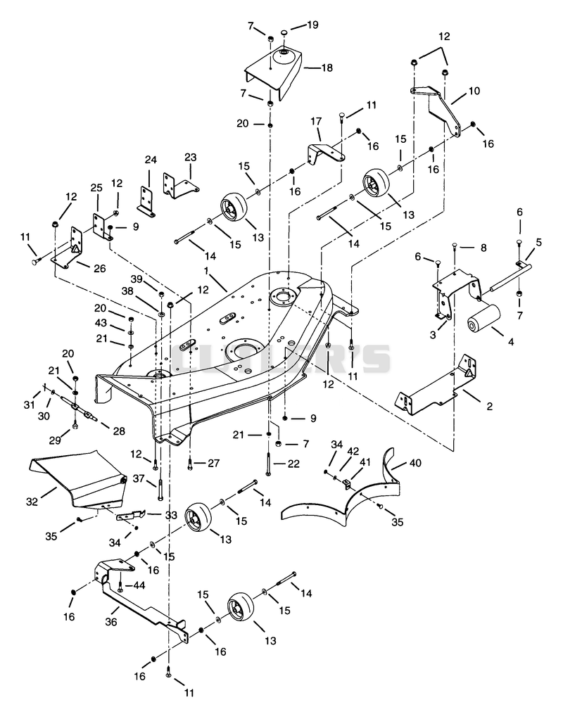 MOWER PAN 48"