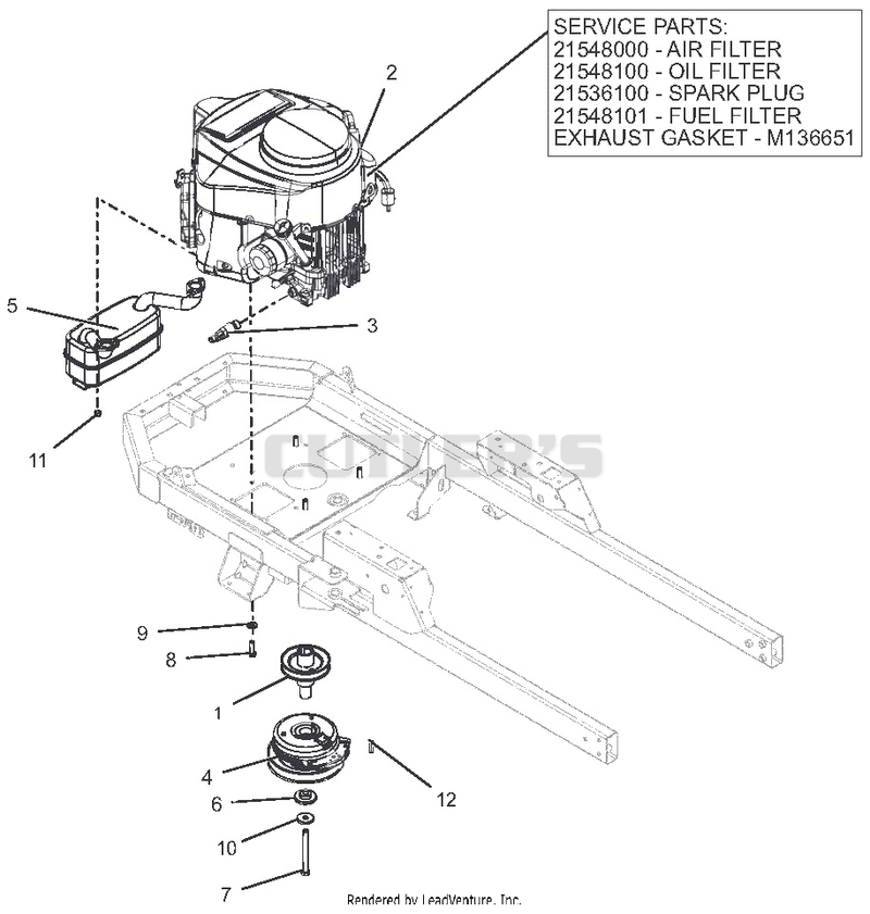 Engine - Kawasaki FR691