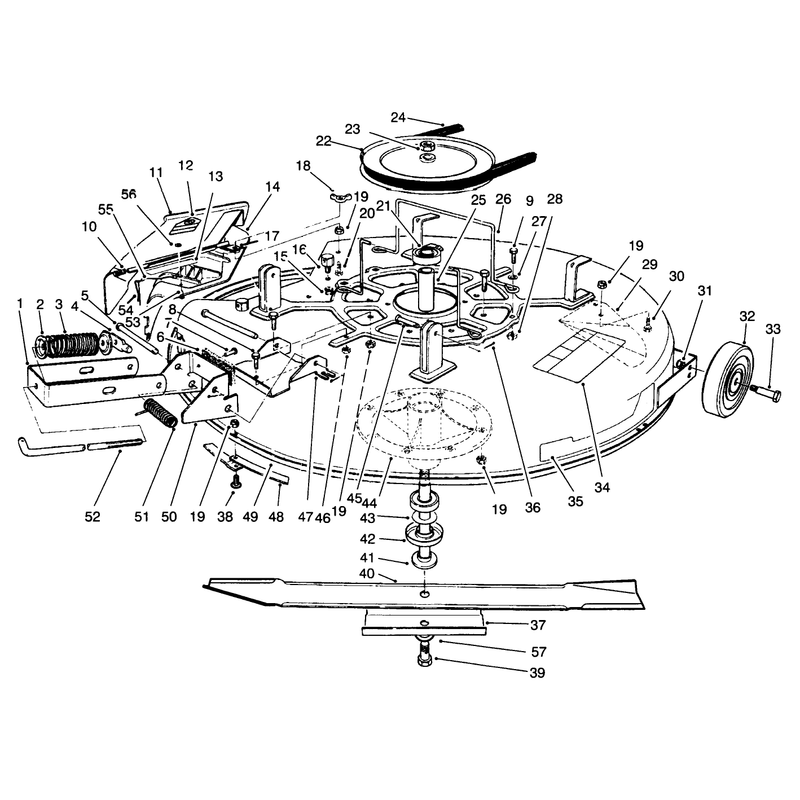 Mower Assembly Recycler