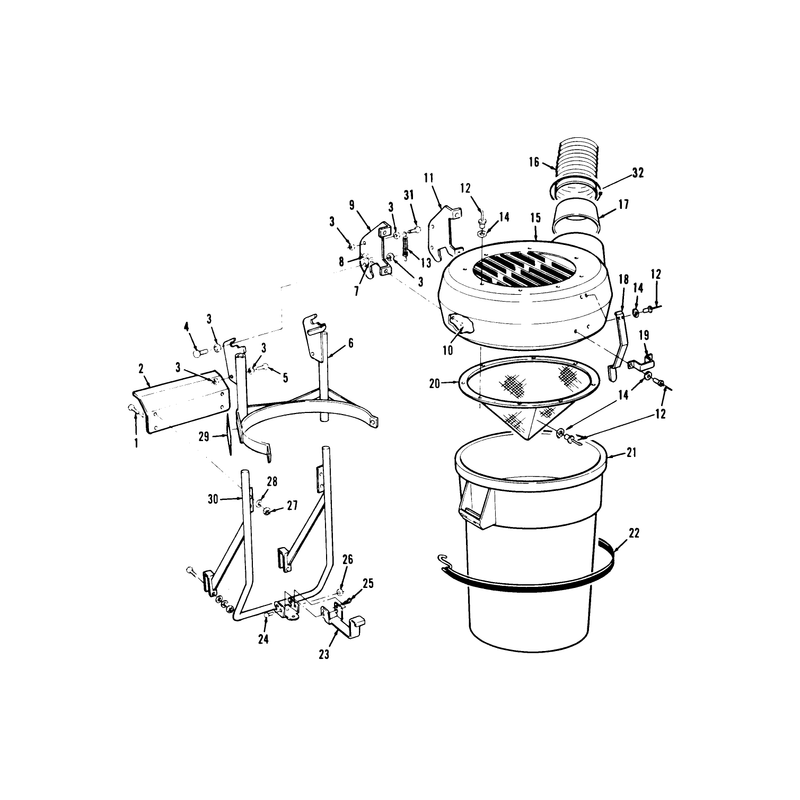 Canister and Frame Assembly