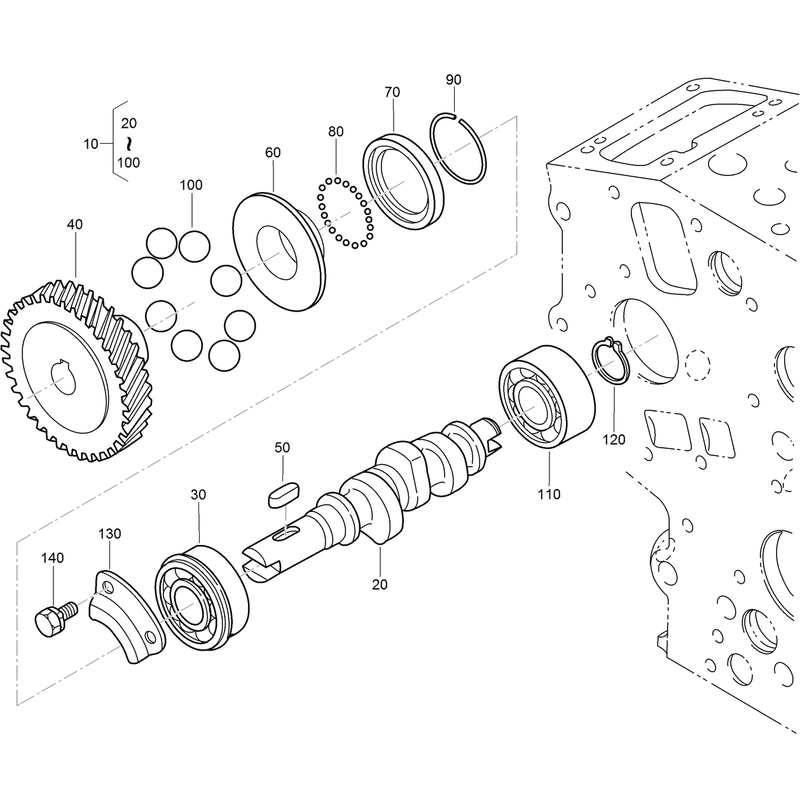 Fuel Camshaft Assembly