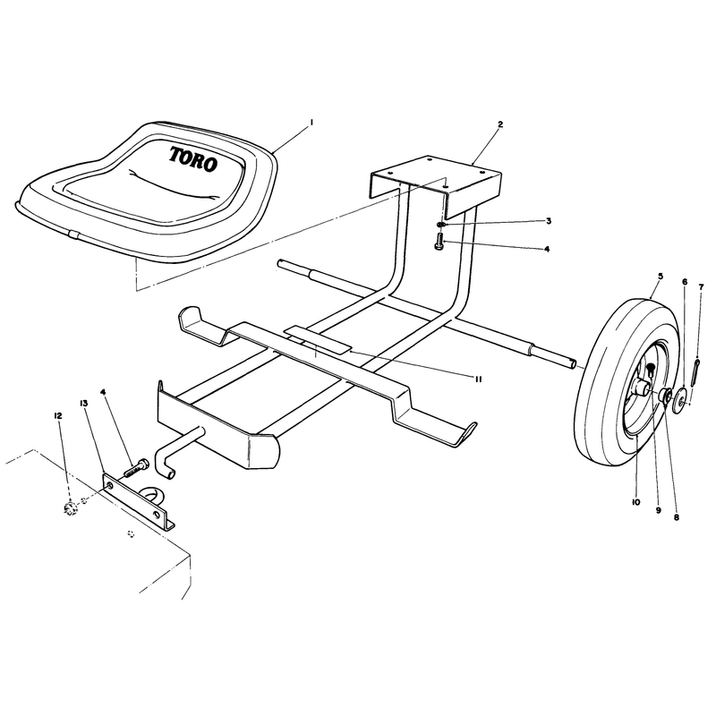 Sulky Kit Model No 30122 Optional
