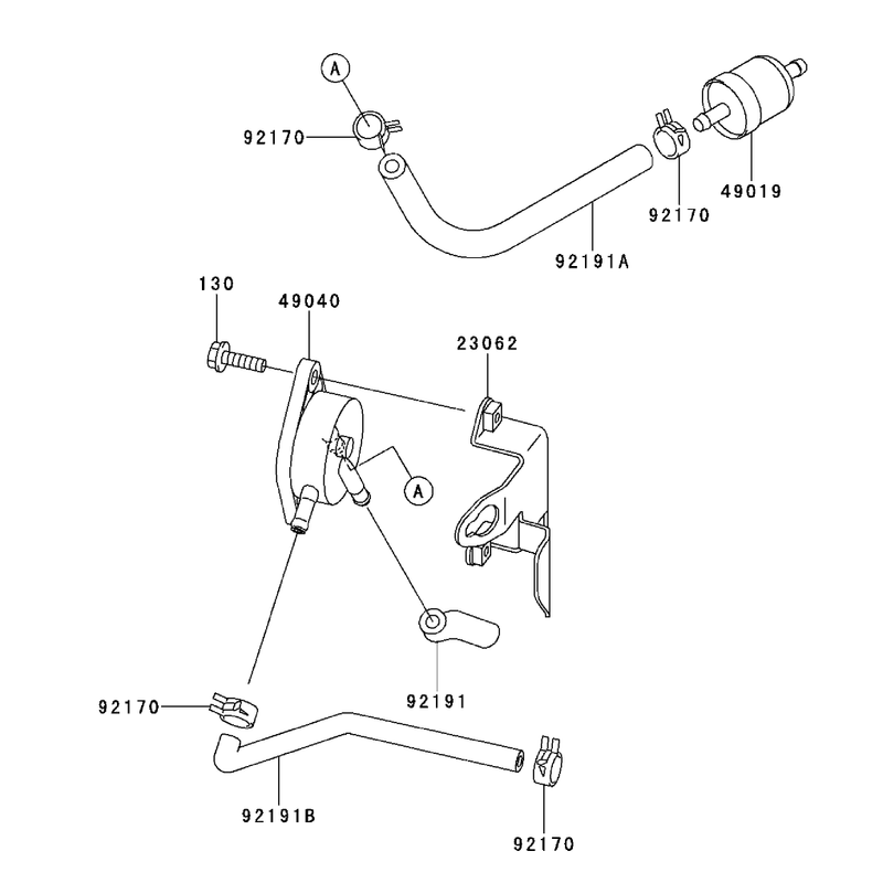 Fuel Tankfuel Valve Kawasaki Fh500v-As30