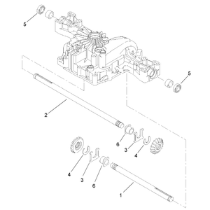Axle Shaft Assembly Transmission Assembly No 114-3155