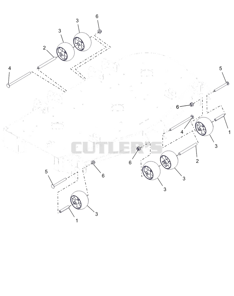 Anti-Scalp Wheels - 52" And 60"