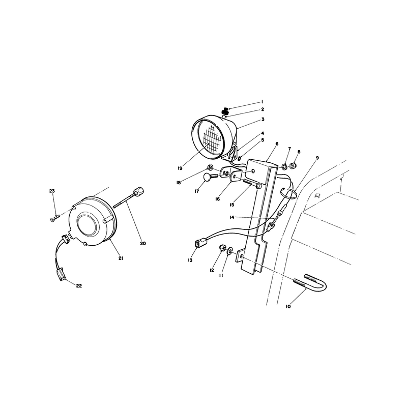 Light Kit No. 66-7930 (optional)