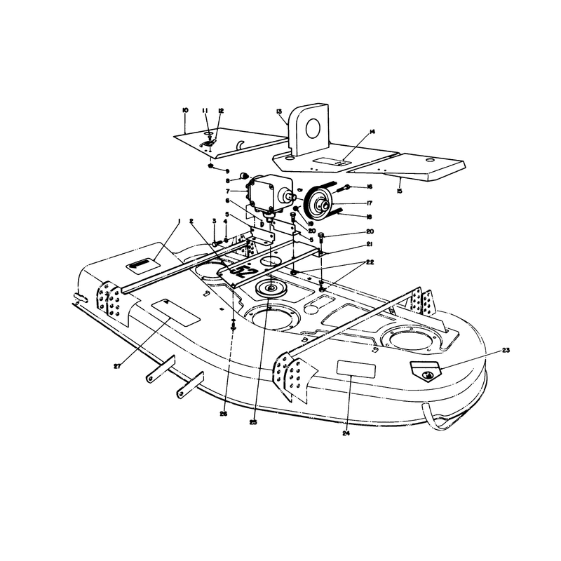 Cutting Unit Covers and Gear Box Assembly