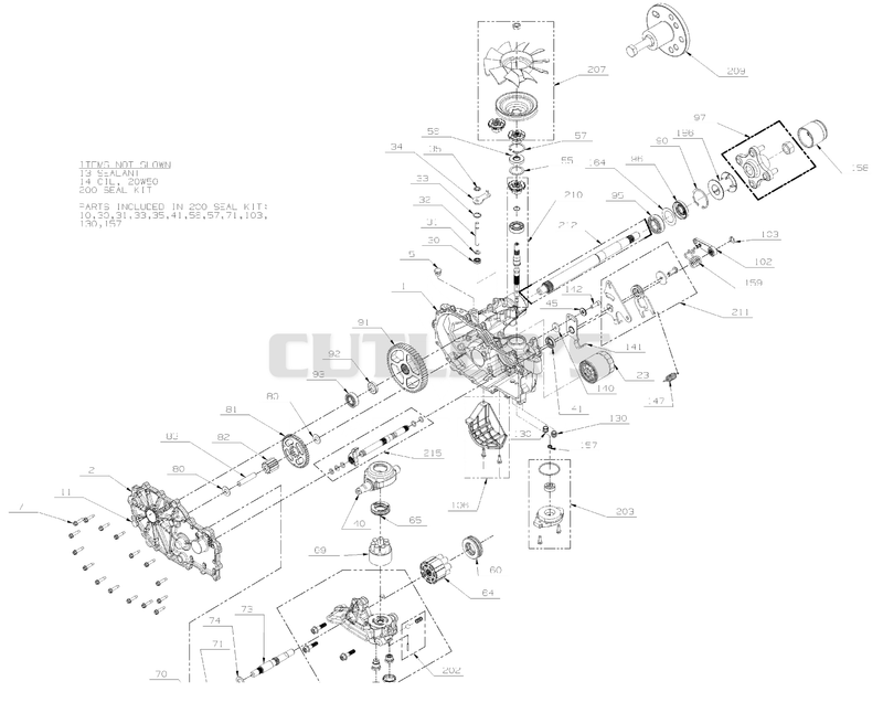 Transmission, LH - 05189900