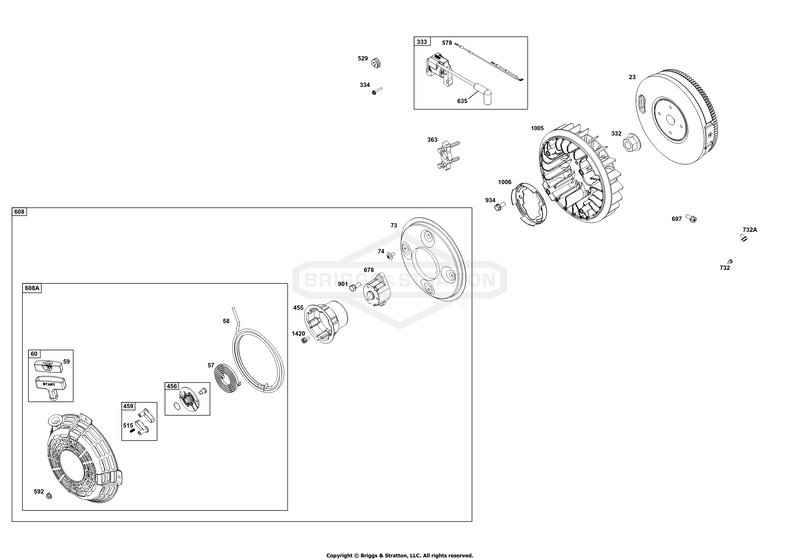 Flywheel, Ignition, and Starter Group