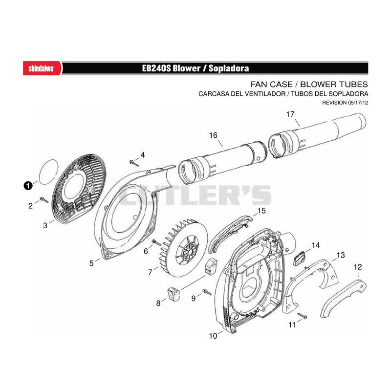 FAN CASE / BLOWER TUBES