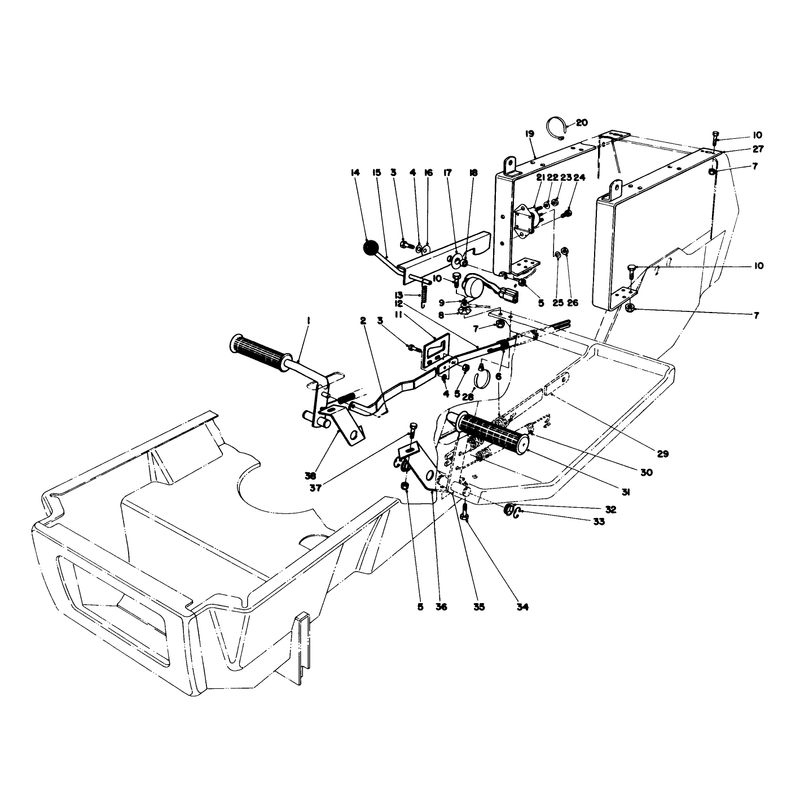 Brake & Clutch Pedal Assembly