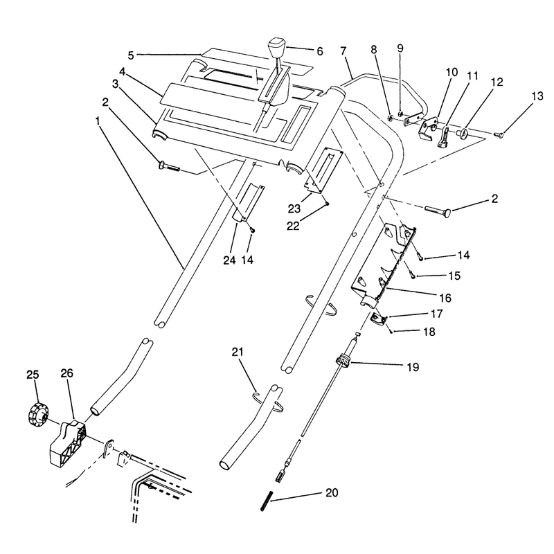 Sp Handle Assembly Model No 20916b