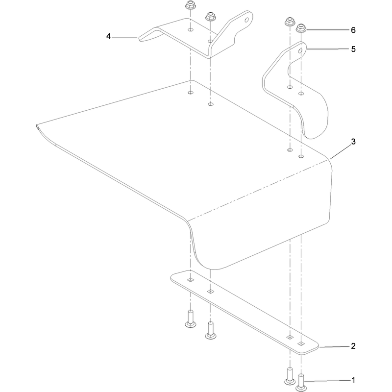 Rubber Deflector Assembly No. 108-7770