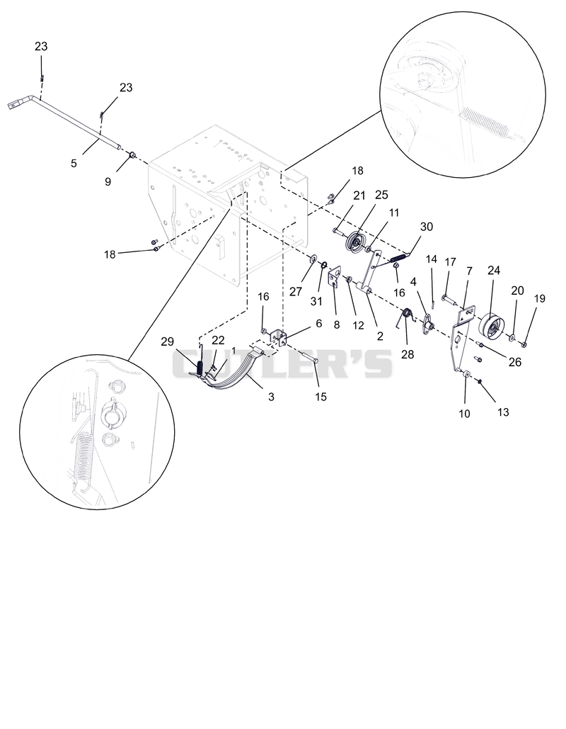 Brake and Idlers