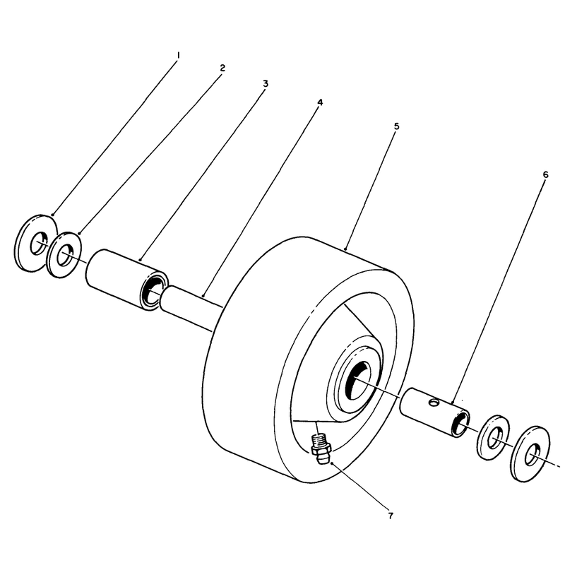 Phenolic Wheel Assembly No. 27-1050 (optional)