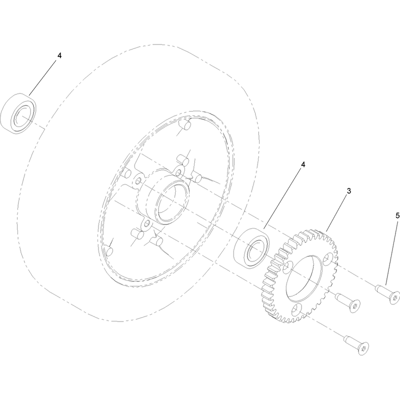 Wheel Assembly No 112-8707