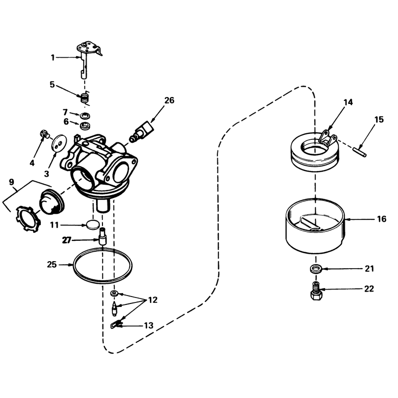 Carburetor No 632050a
