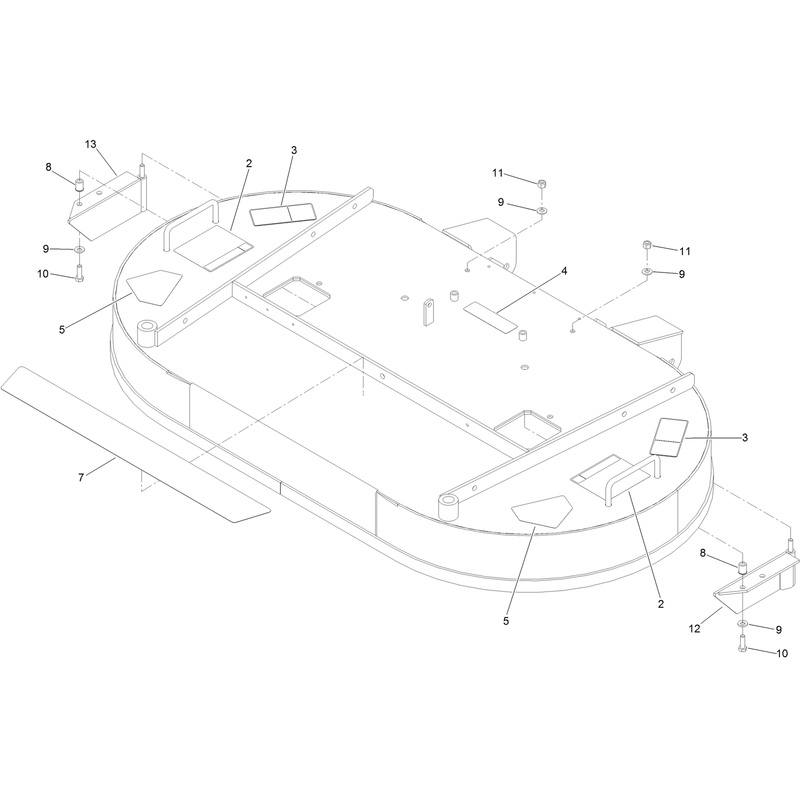 Deck Decal Assembly No 109-4372