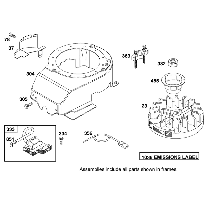 Engine Briggs and Stratton Model 12f802-1769-B1