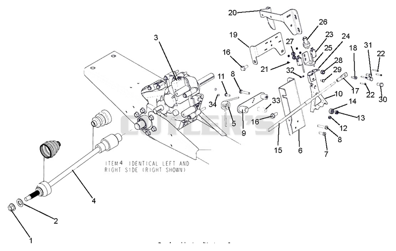 Rear Transaxle And Axle Shafts