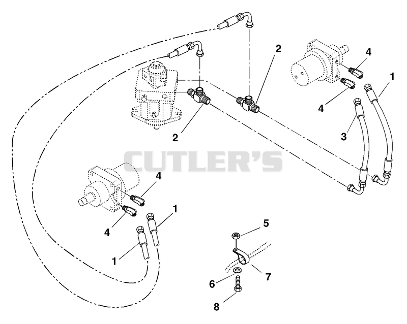 Pump To Wheel Motors Circuit