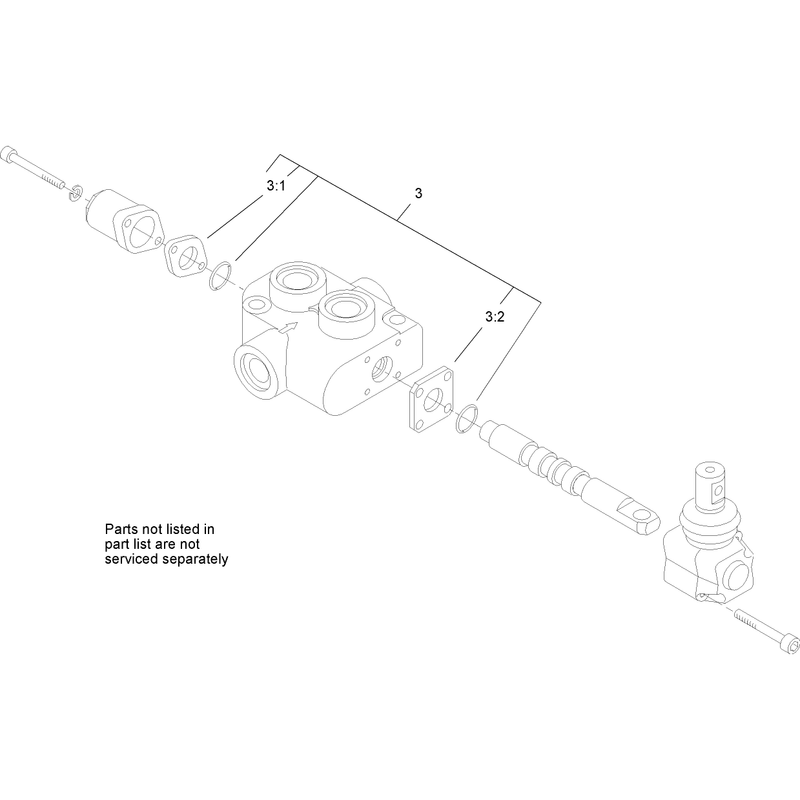 Hydraulic Selector Valve Assembly No 99-3072