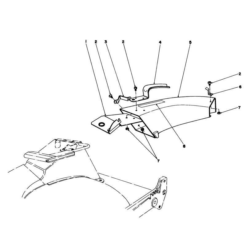 Side Discharge Chute Model No 59108 Optional
