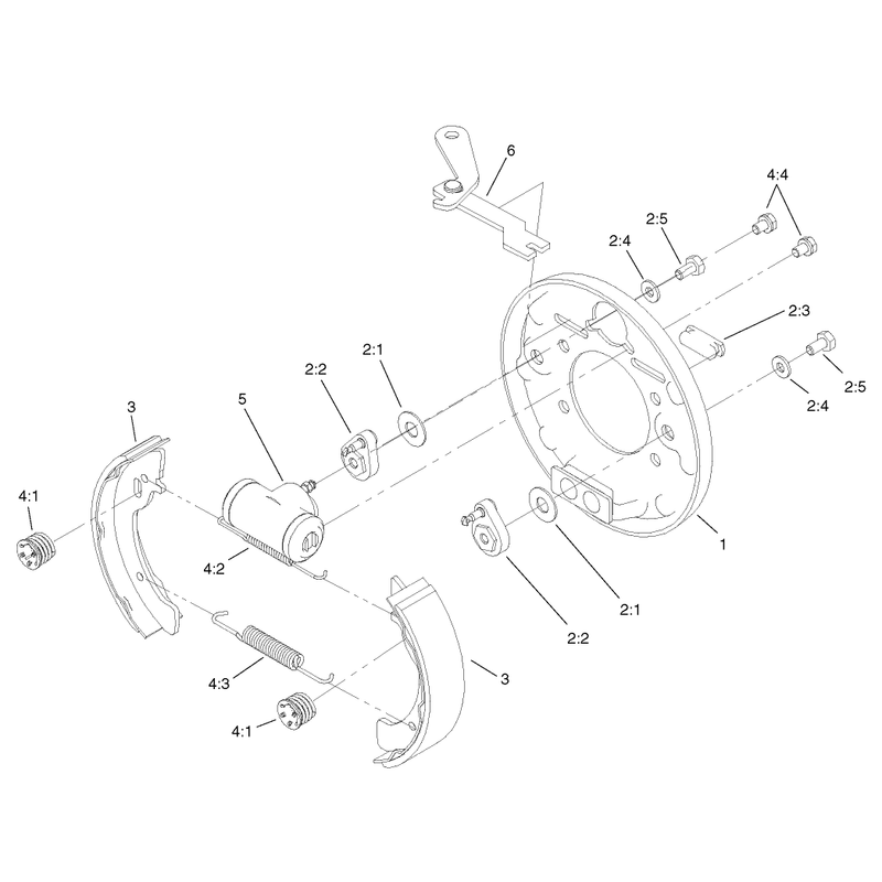Right Hand Brake Assembly No 104-6806