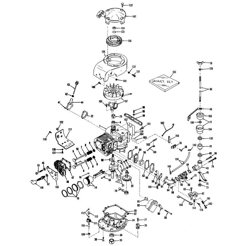 25in and 34in Engine Parts List